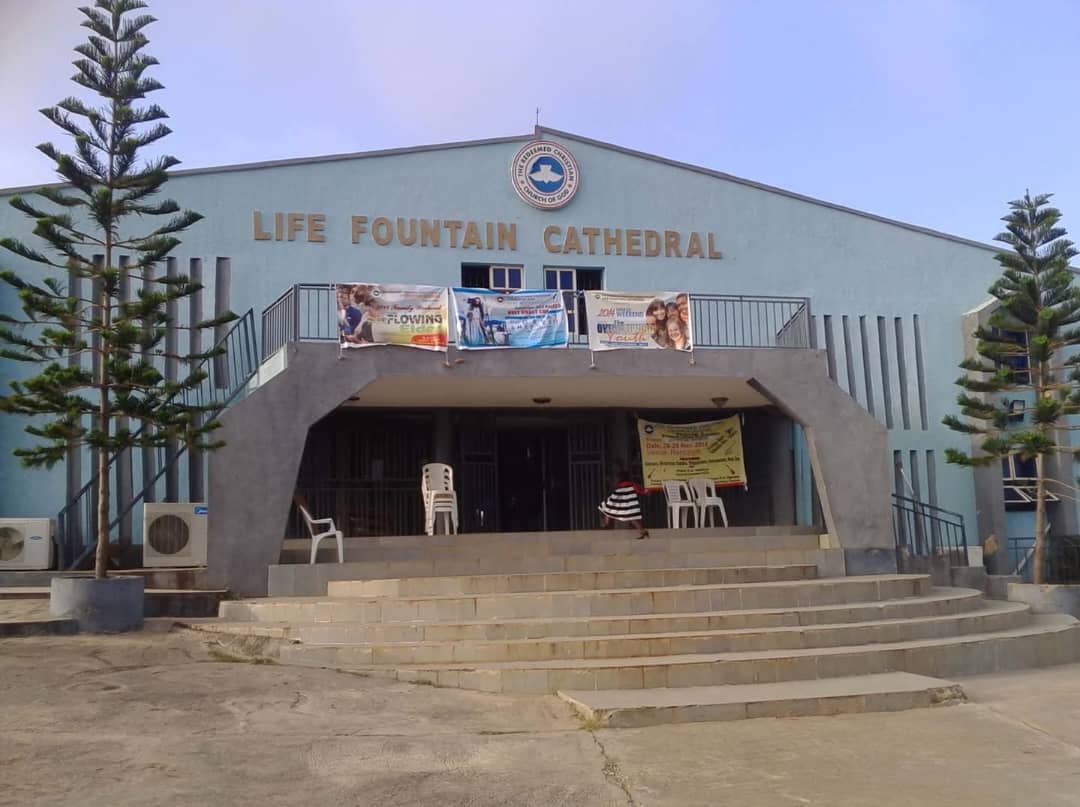 Exterior of Life Fountain Cathedral, RCCG Region 25, Ado-Ekiti