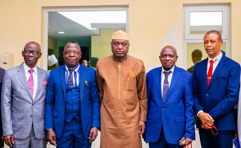 The church delegation's condolence message presented to the Governor of Ekiti State